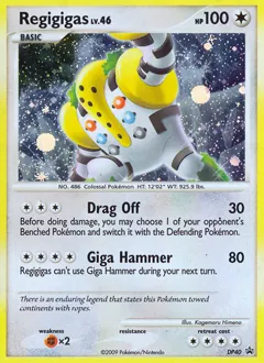 DP Black Star Promos Regigigas Pokémon card